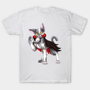 VampiCat: Grey Bicolor T-Shirt